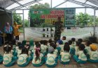 Sarana Edukasi, Rumah Ketahanan Pangan Kodim 0716/Demak Kedatangan Anak-anak TK Handayani Kebonagung