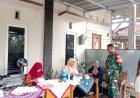 Babinsa Koramil 12/Mranggen Monitoring Kegiatan Posyandu Di Desa Banyumeneng
